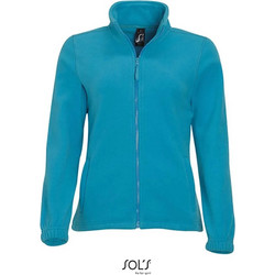 Sol's North Γυναικεία Ζακέτα Fleece Κοντή με Φερμουάρ Τιρκουάζ 54500-321
