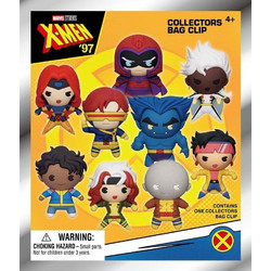 Monogram Marvel X-Men '97 3D Foam Bag Clip Figures Μπρελόκ