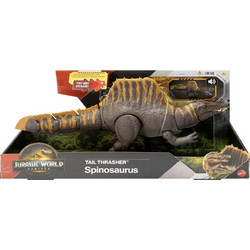 JURASSIC WORLD - TAIL THRASHER SPINOSAURUS ΜΕ ΕΠΙΘΕΣΗΣ ΚΑΙ ΉΧΟΥΣ -JGB56 - ΔΙΑΦ. 2025