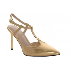 Versace 19V69 Γόβες Δερμάτινες Χρυσές AM4H177-638