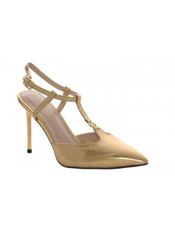 Versace 19V69 Γόβες Δερμάτινες Χρυσές AM4H177-638