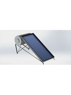 BIGSOLAR Eco Plus Ηλιακός Θερμοσίφωνας 200lt 4m² Glass Διπλής Ενέργειας