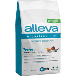 Alleva Equilibrium Sensitive Adult Medium & Maxi with Ocean Fish 12kg