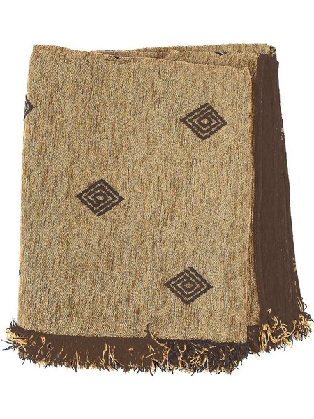 Ριχτάρι Διθέσιου Spira Brown Chinille Jacquard Sunshine (180x240) 1Τεμ