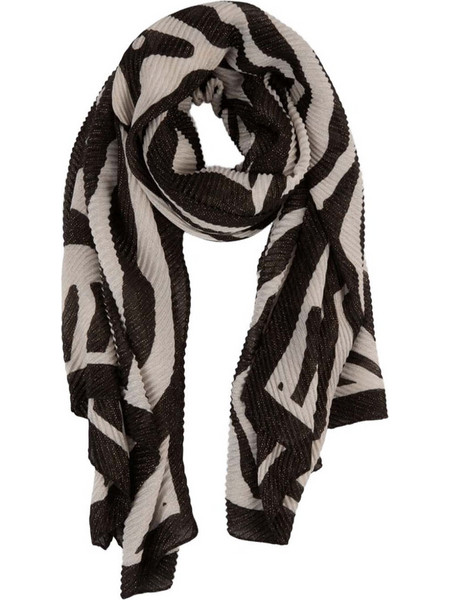 MORGAN Μαύρο φουλάρι animal print 252-5Plize