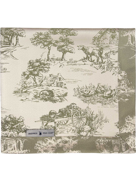 GREENWICH POLO CLUB ΤΡΑΠΕΖΟΜΑΝΤΗΛΟ 170Χ300 ESSENTIAL 3015 ECRU, OLIVE