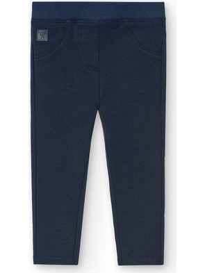 BOBOLI Fleece trousers for baby -BCI - 290023 - - NAVY