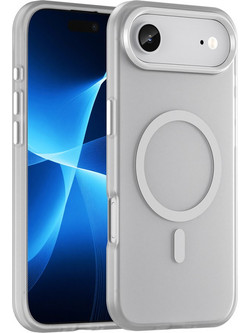 Magnetic Abrasive iPhone 17 Air Case Compatible with MagSafe - Matte White