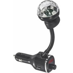 FM Transmitter αυτοκινήτου μίνι ντίσκο μπάλα με Bluetooth MP3 Player & 2xUSB
