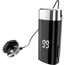 New-K57 In-ear Bluetooth Handsfree Ακουστικό Πέτου Ασημί