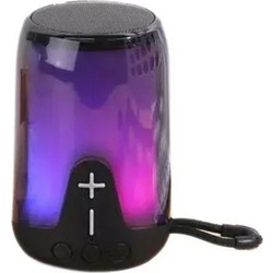 T&G TG-652 Ηχείο Bluetooth 5W Μαύρο Διαφανές