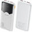 Awei P63K Power Bank 10000mAh 22.5W με 2 Θύρες USB-A & Θύρα USB-C White