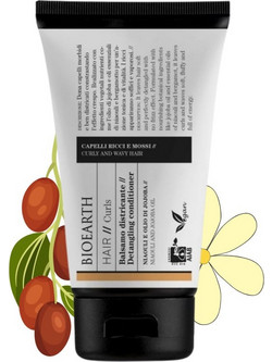Bioearth Μαλλιών για Μπούκλες Φυτικό Conditioner για Φριζάρισμα για Σγουρά Μαλλιά 150ml