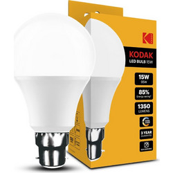 KODAK Max LED B22 Σφαιρική Λάμπα A65 15W 270 4000K 1350lm