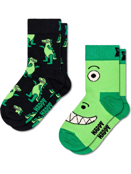 HAPPY SOCKS 'DINO' 2-PACK ΠΑΙΔΙΚΕΣ ΚΑΛΤΣΕΣ P000808-1000 (1000/MULTICOLOR)