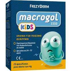 Frezyderm Macrogol 3350 Kids Πεπτικό Βοήθημα για Παιδιά 20x4gr