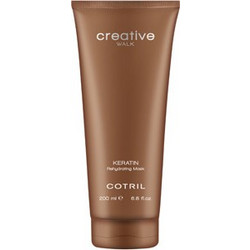 Cotril Creative Walk Keratin Dehydrating Μάσκα Μαλλιών Κερατίνης για Ταλαιπωρημένα Μαλλιά 200ml