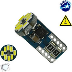Globostar T10 Canbus LED 12 SMD 24V 1.5W 1τμχ