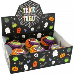 Κουτί για Cupcakes 6/12 θέσεων Trick or Treat 24x16.5x7.6cm x1