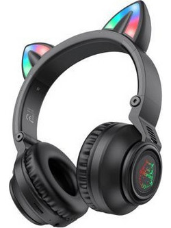 Borofone BO18 Ασύρματα Bluetooth Ακουστικά On Ear Μαύρα