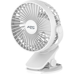 ATC DF-01 Μίνι Επαναφορτιζόμενος Ανεμιστήρας Γραφείου 5" με Κλιπ Λευκό