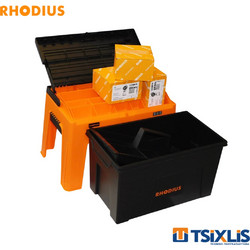 Σετ 150τμχ. Δίσκοι Κοπής Inox RHODIUS XT38 125x1mm & ΔΩΡΟ Εργαλειοθήκη - Σκαλοσκαμπό RHODIUS