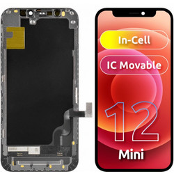 Μονάδα Οθόνης LCD ZY για Apple iPhone 12 mini, Έκδοση In-Cell IC, Μαύρο