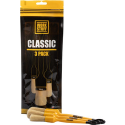Work Stuff Detailing Brush Classic 3 Pack - Σετ Πινέλων Detailing - 3τμχ - WS100