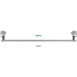 Κρεμάστρα Για Πετσέτα Import Hellas 2124 Νίκελ 60cm