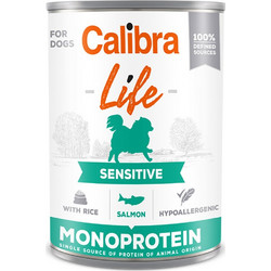 Calibra Life Adult Monoprotein Sensitive & Hypoallergenic with Salmon & Rice 400gr