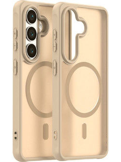 Techsuit HaloFrost II MagSafe Back Cover Gold (Samsung Galaxy S26)