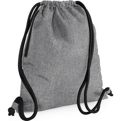 BagBase BG110 Τσάντα Πλάτης Γυμναστηρίου Grey Marl/Black