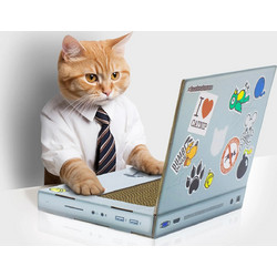 Suck Uk Laptop Scratch Cat