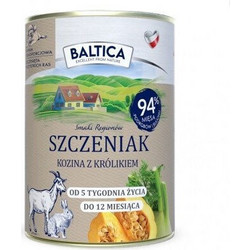 Baltica Υγρή Τροφή για Κουτάβια με Κουνέλι χωρίς Σιτηρά 400gr