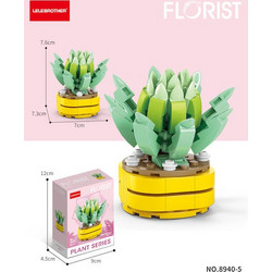 Lele Brother Τουβλάκια Sinocrassula Indica για 6+ Ετών Κωδικός: 8940-5