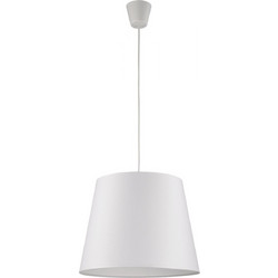 TK Lighting Maja White Κρεμαστό Φωτιστικό Οροφής Καμπάνα Μονόφωτο E27 Λευκό 1883