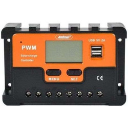 Andowl Ρυθμιστής Φόρτισης PWM 24V 65A Q-KZ65 - Solar Charge Controlle 075904