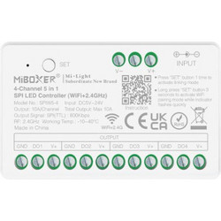 SPI LED Controller 5 σε 1 4 καναλιών WiFi & RF 5V-24V DC 10A SPIW5-4 MIBOXER