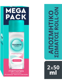Noxzema Memories Γυναικείο Αποσμητικό Roll On 48h 2x50ml