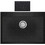 Crown Quadra Q-60 Ένθετος Νεροχύτης Γρανίτη Nero 60x50cm