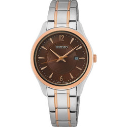 Seiko Γυναικείο Ρολόι με Ασημί Μεταλλικό Μπρασελέ SUR476P1
