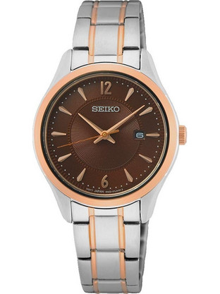 Seiko Γυναικείο Ρολόι με Ασημί Μεταλλικό Μπρασελέ SUR476P1