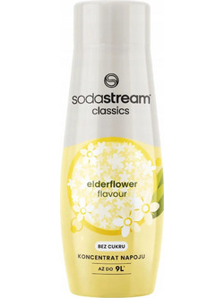 Elderflower Black Sodastream Syrup Without Concentrate Zero Sugar 440ml