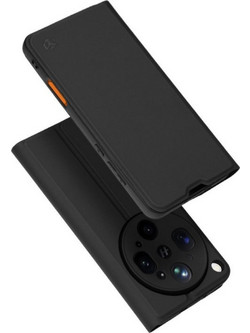 Techsuit Magskin Book Θήκη για Oppo Find X9 Ultra Μαύρο