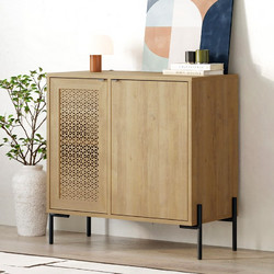 Μπουφές Naive Megapap χρώμα sapphire oak 80x40x80εκ