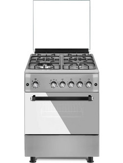 Calfer Gas F6TX40GF-XT Κουζίνα Αερίου 64lt με Εστίες Αερίου 60cm