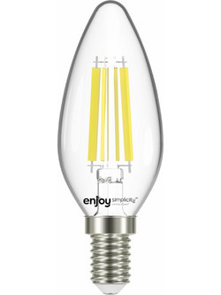 EL822871 | EL822871 | LED FILLAMENT CLEAR|B35 5.5W(60w) E14|3000k|806lm|enjoysimplicity(TM)
