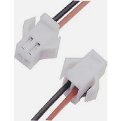 GBC 29.0669.22 Φίσα Θηλυκή JST SMP-02V-NC με Καλώδιο - 2P, 2.5mm & Λευκή