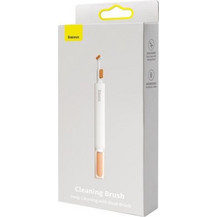 Baseus Tool Headphone Cleaning Brush 3-in-1 Different Tips, λευκό (NGBS000002)