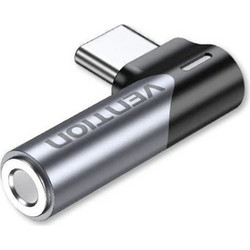 Vention Μετατροπέας USB-C male σε 3.5mm female Γκρι 1τμχ (BGWH0)